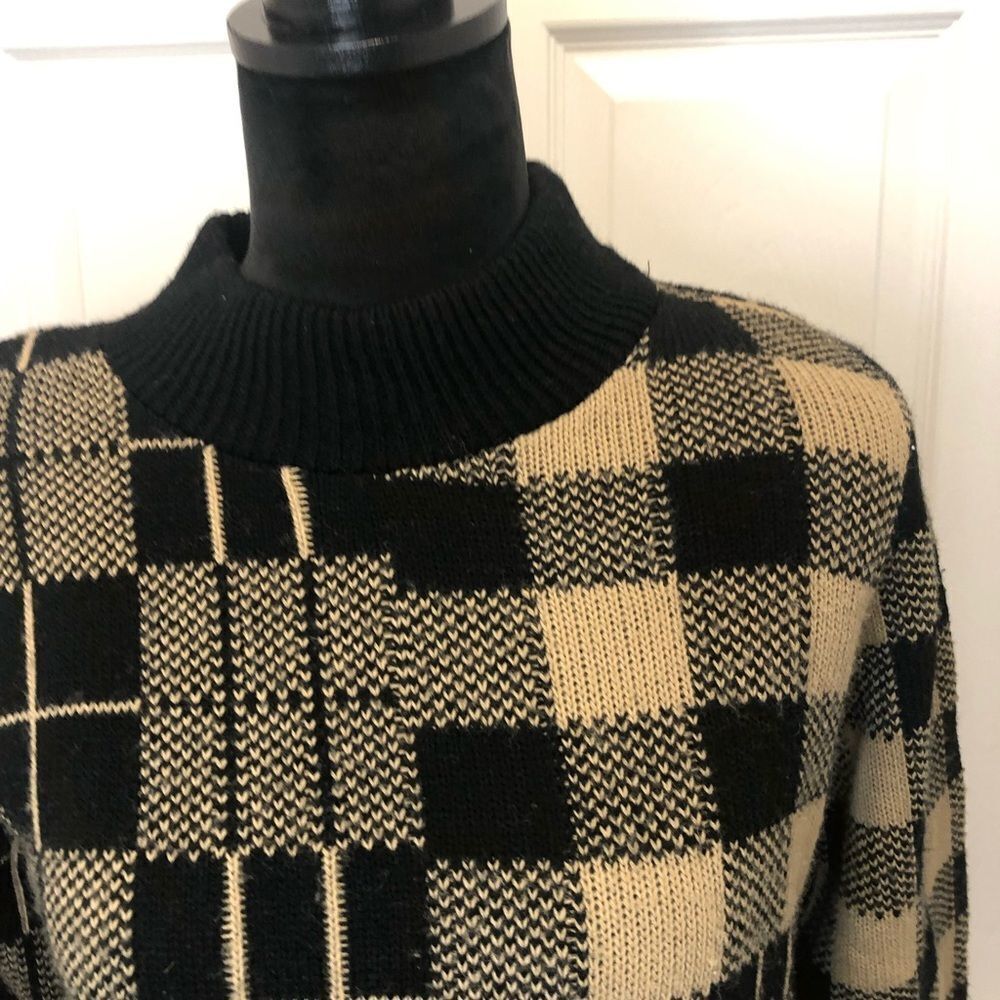Alfred Dunner Petite mock turtleneck long sleeve sweater - Picture 9 of 9